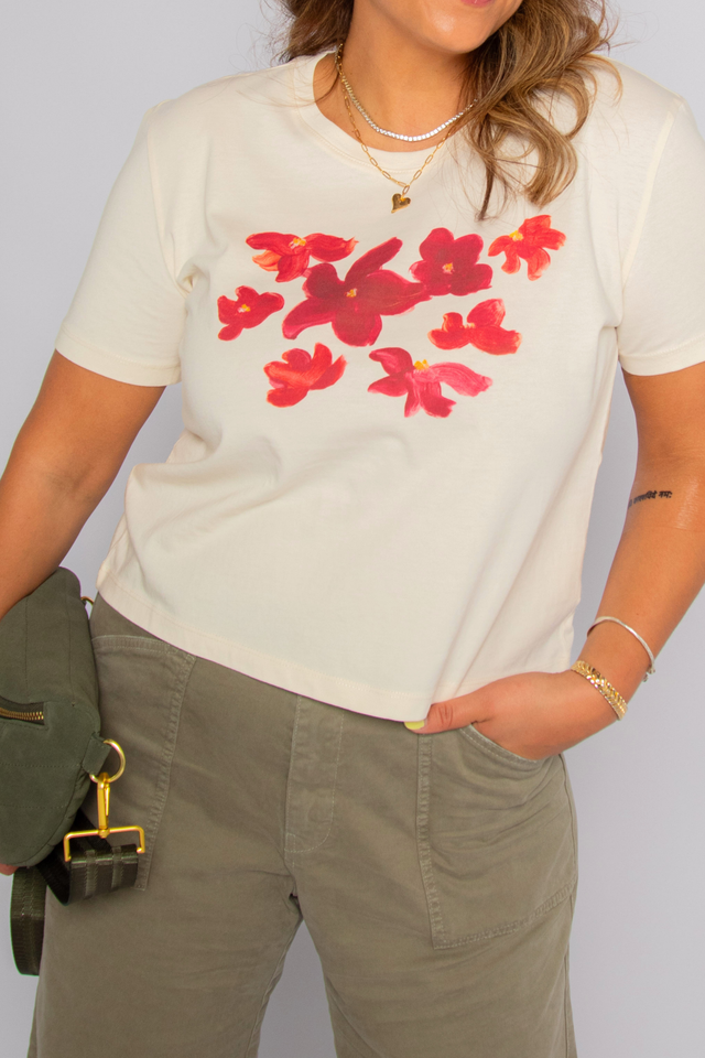 Red Garden Pannacota Zowie Tee Ecru