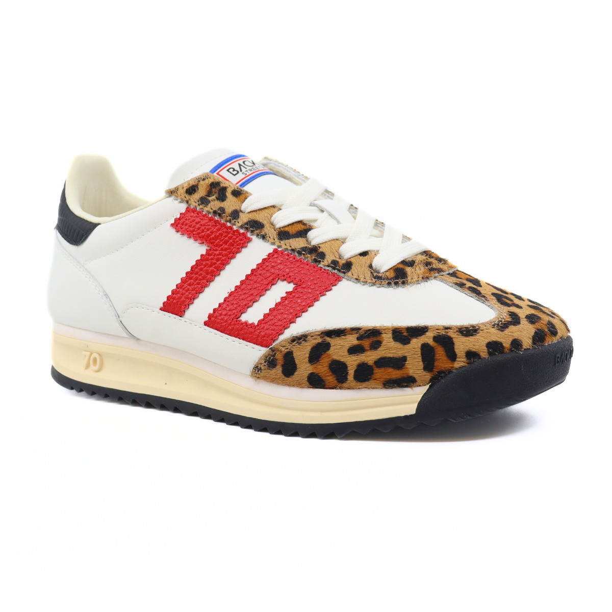 Barkley Strike White Pony Camel Women's Sneakers Back 70
