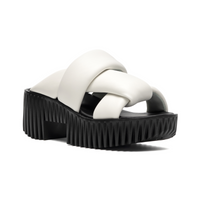 Plia Semo White Women's Sandals Platforms 4CCCCEES