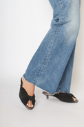 Curfew Black Women's Shoes Heels Intentionally Blank