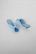 Curfew Baby Blue Women's Shoes Heels Intentionally Blank