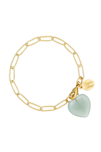 Audrey Heart Bracelet Jade