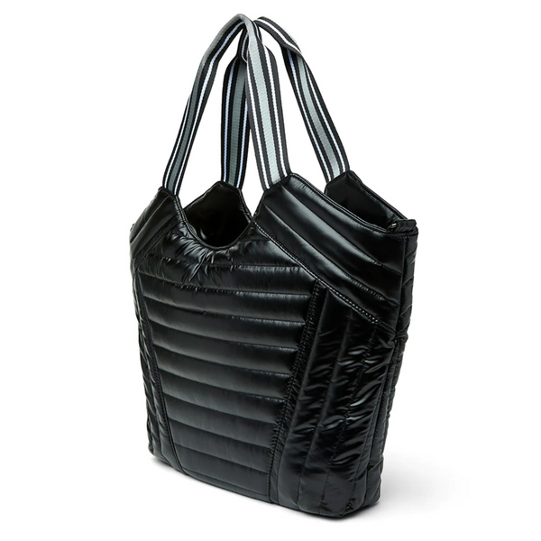 Puzzle Tote Shiny Black Gifts + Accessories Bags Think Royln    