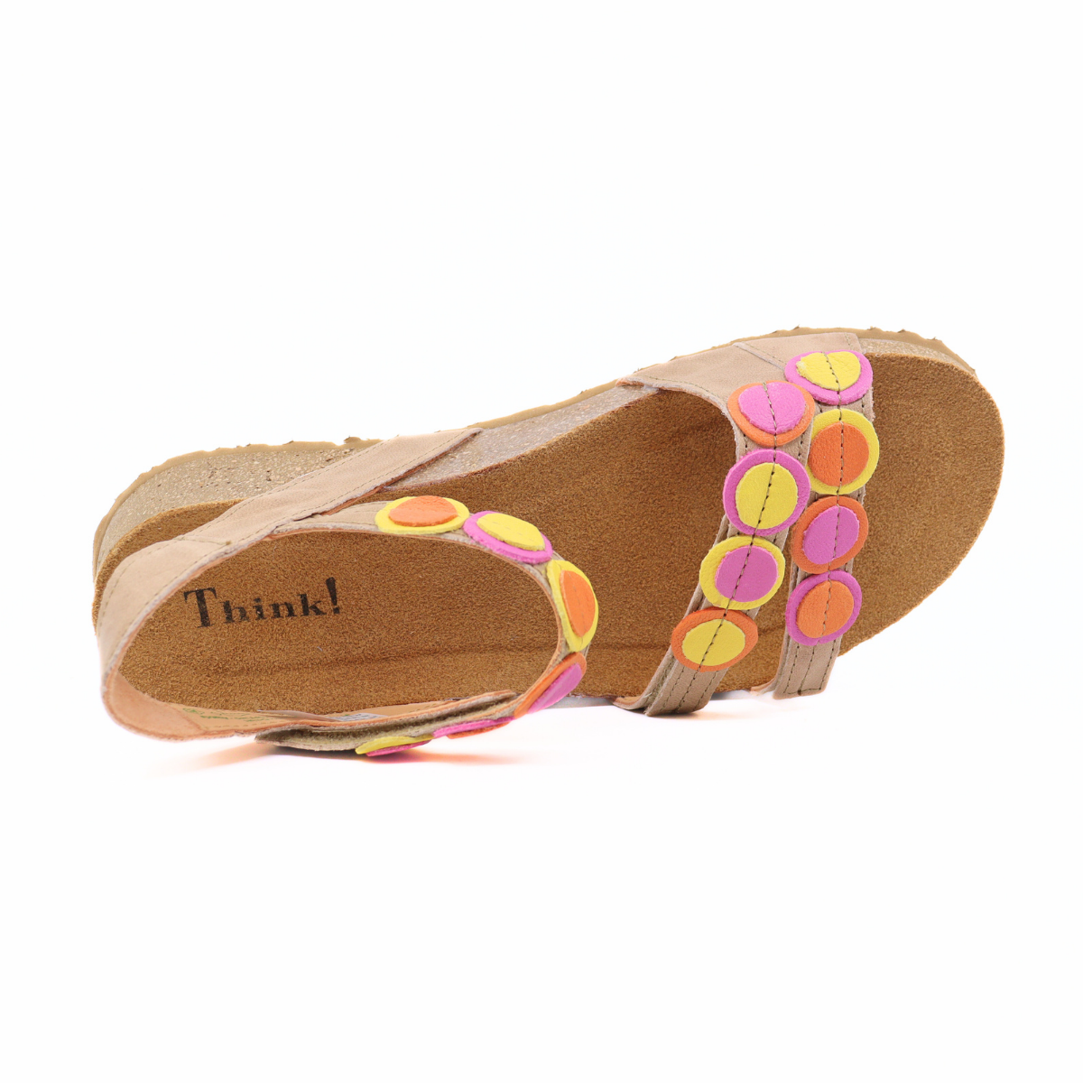 Koak Linen/Kombi Women's Sandals Think!