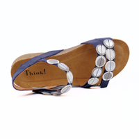 Koak Indigo/Komb Women's Sandals Think!