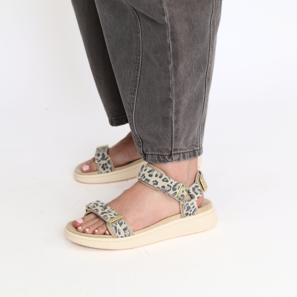 Line Suede Leo Women's Sandals Woden