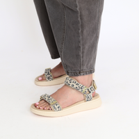 Line Suede Leo Women's Sandals Woden