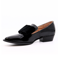 Pat & Bow Black Women's Shoes Heels All Black    