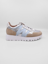 Trend Beige Plata Women's Sneakers Wonders