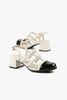 Women's sling back heel Coco Strappy Lady Ivory by ALL BLACK