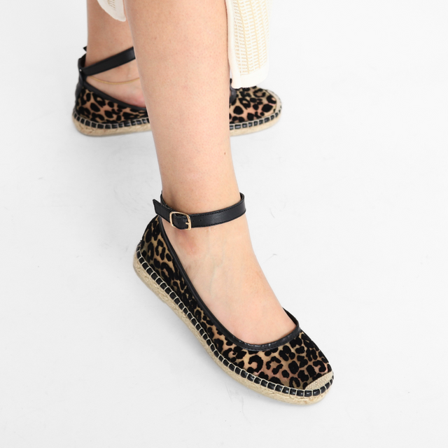 Mason Ballet Espadrille Black Leo Women's Shoes Free People