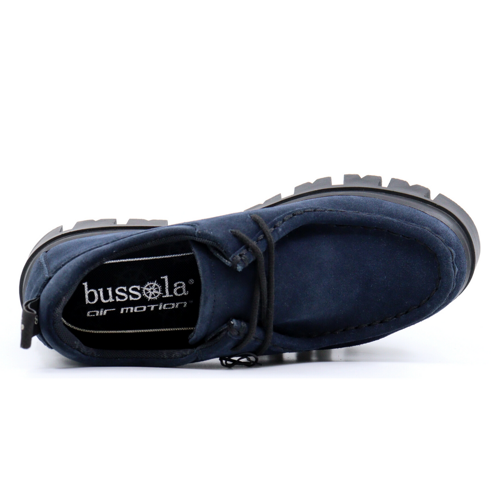 Women's navy suede oxfords CAILEY NVY SUEDE by Bussola