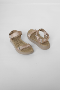 Line Silver Mink Women's Sandals Woden