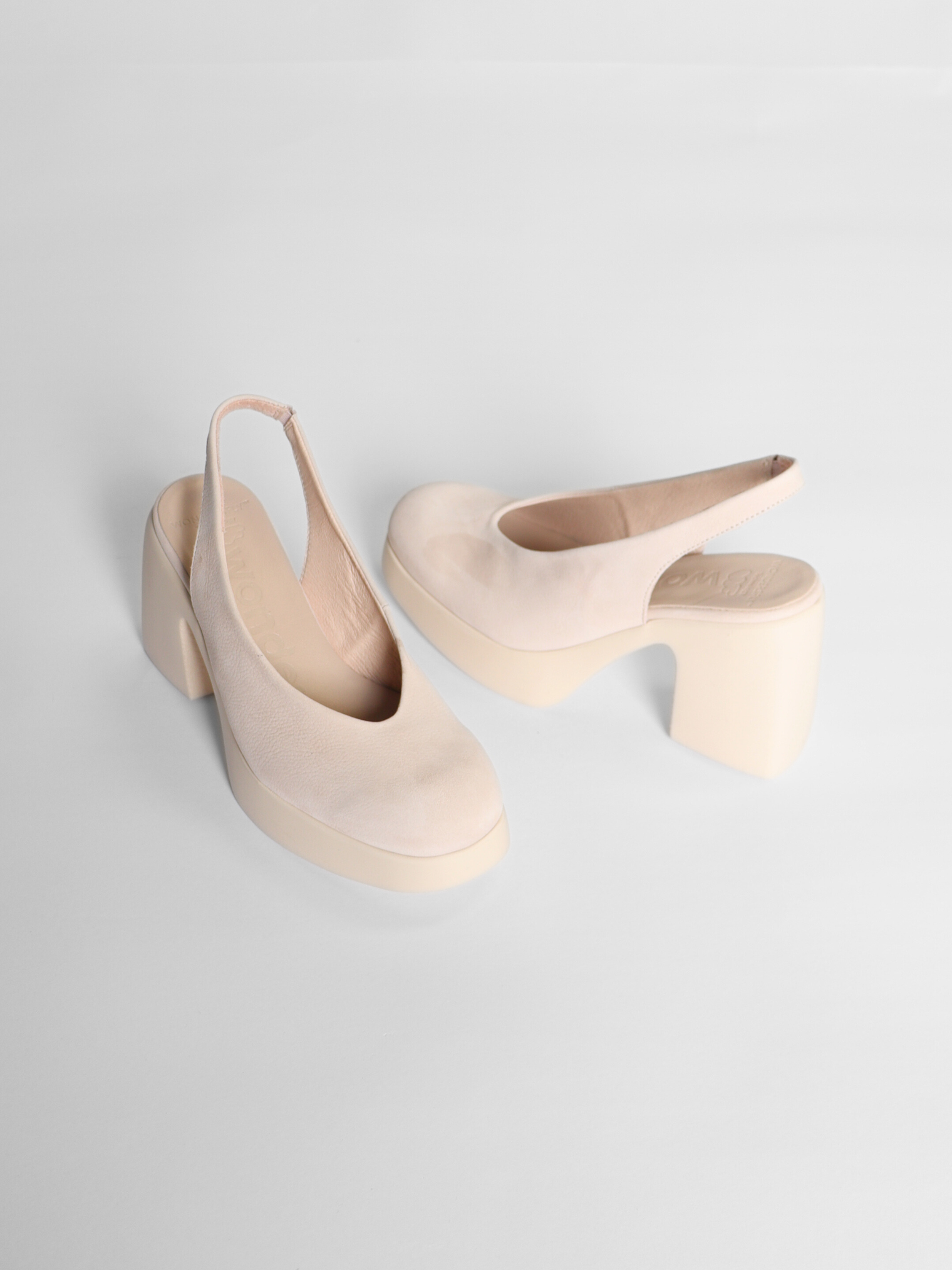 Nubuk Palo Slingback Women's Shoes Platforms Wonders