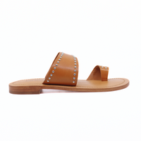 Amelie Tiny Stud Sandal Cognac Women's Sandals Free People