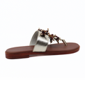 Sadie Fringe Gold Metallic Women's Sandals Free People