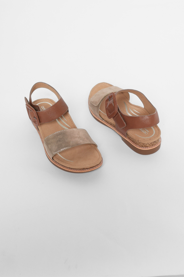 Claire Taupe Multi Women's Sandals Aetrex