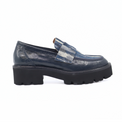 Combo Kid Loafer Navy Women's Shoes Loafers All Black
