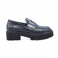 Combo Kid Loafer Navy Women's Shoes Loafers All Black