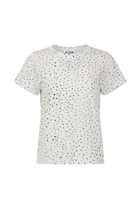 Mika Tee White Dot Women's Tops Bel Kazan