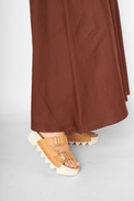 Cleopatra Vachetta Brown Women's Sandals Platforms Bussola