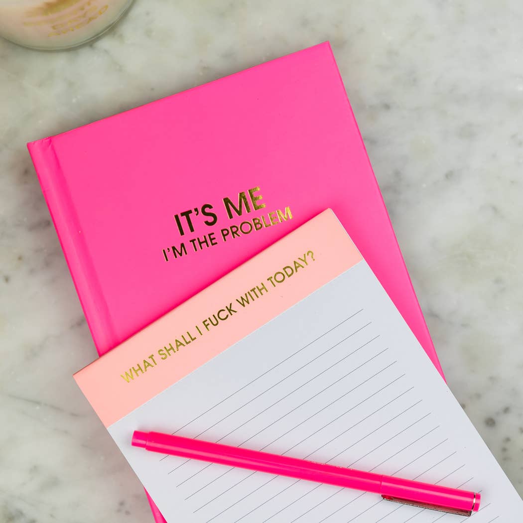 I'm The Problem Hardcover Journal Bright Pink Gifts + Accessories Chez Gagné