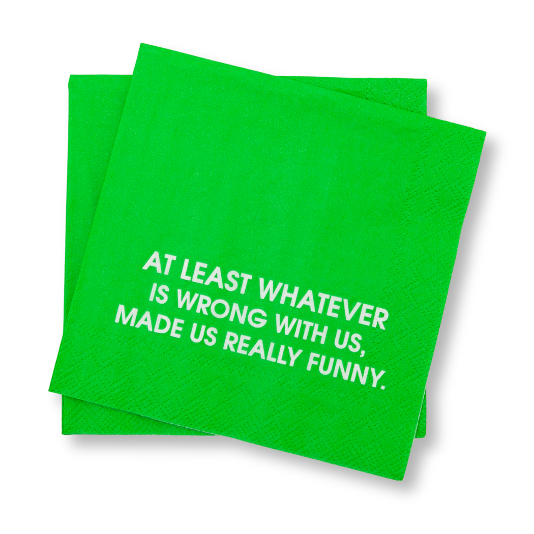 Whatever Is Wrong With Us Cocktail Napkins Gifts + Accessories Chez Gagné