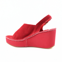 Seema Red Women's Sandals Platforms Ayalla
