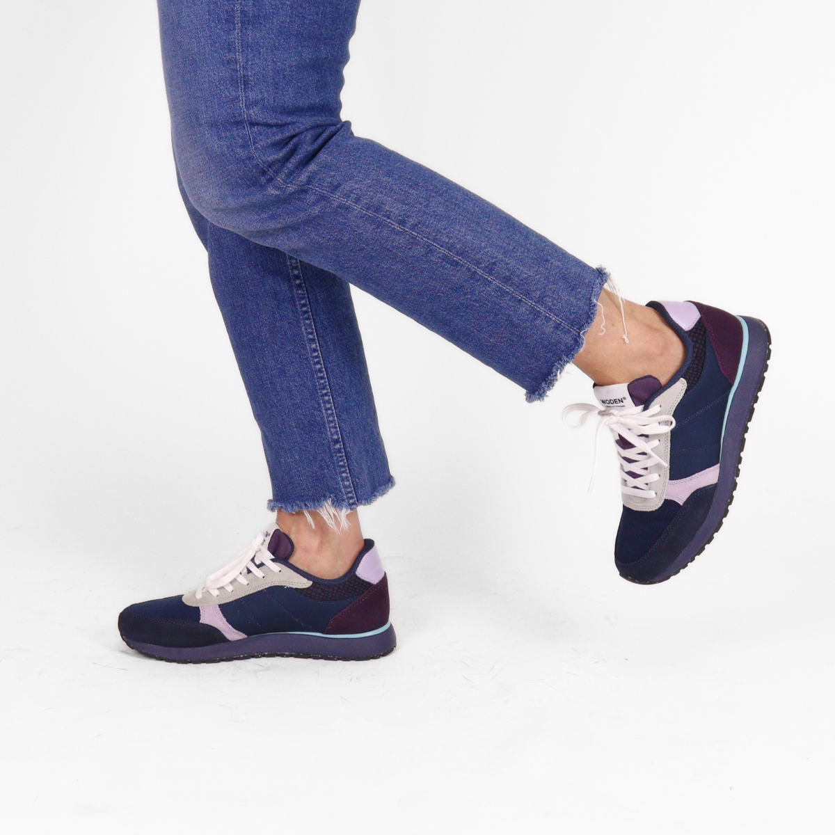 Ronja Navy Multi Women's Sneakers Woden    