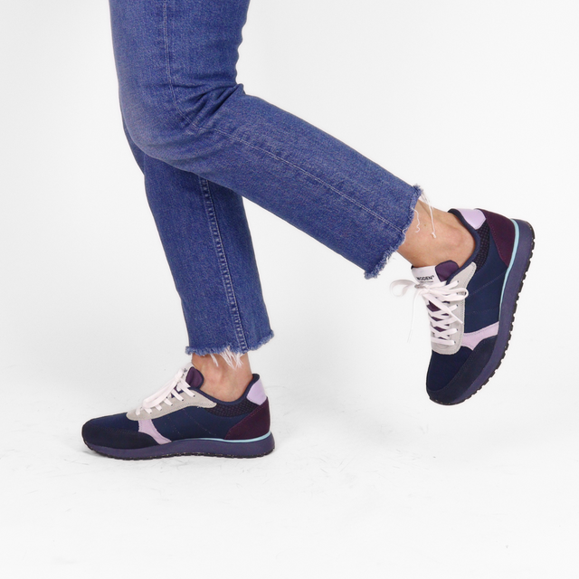 Ronja Navy Multi Women's Sneakers Woden    