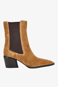 Jane Cognac Women's Boots Heels Antelope