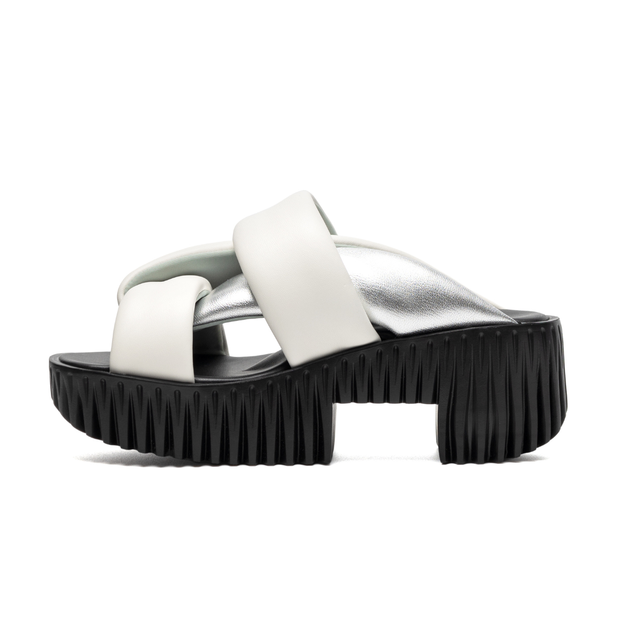 Plia Semo White Women's Sandals Platforms 4CCCCEES