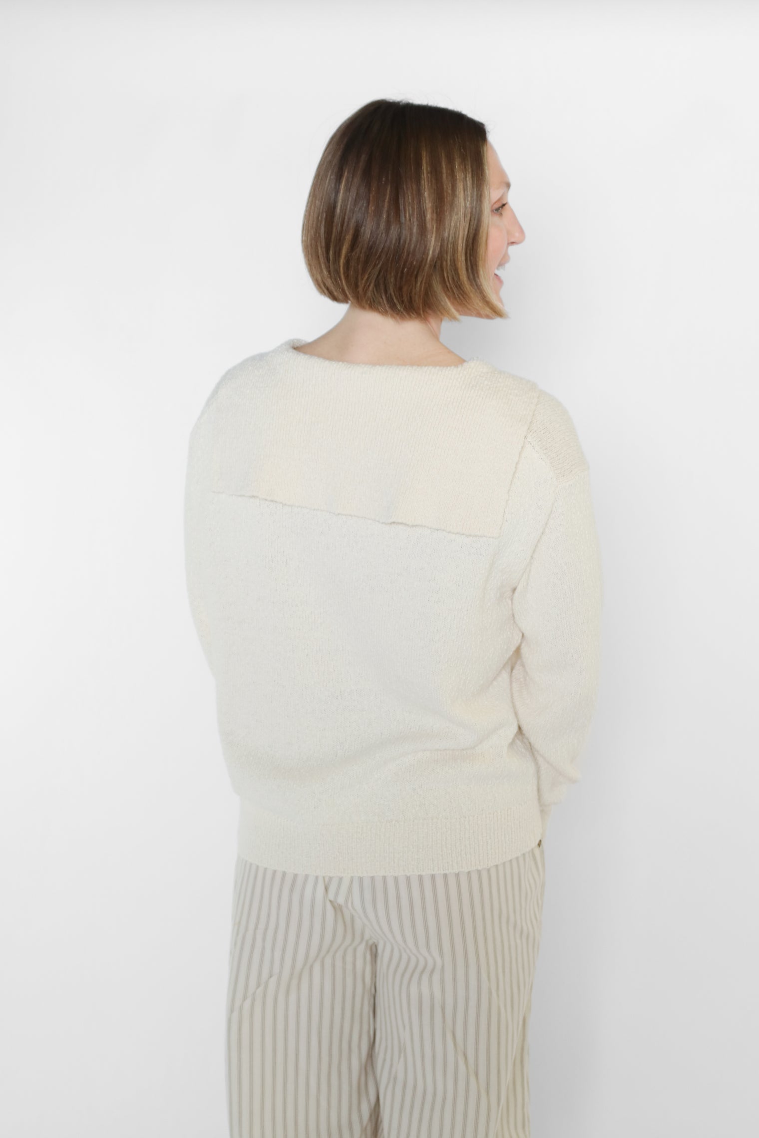 Harbor Pullover Vintage Women's Tops One Grey Day