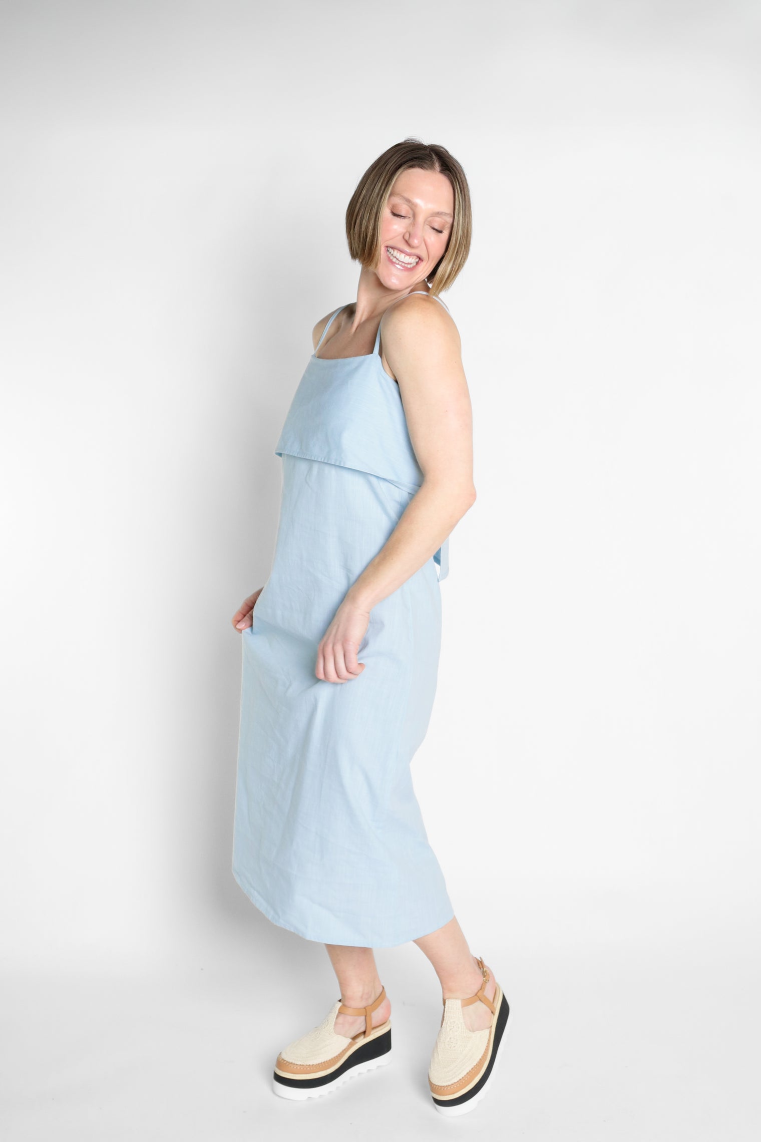 Sun Dress Pale Blue Women's Dresses Cossac