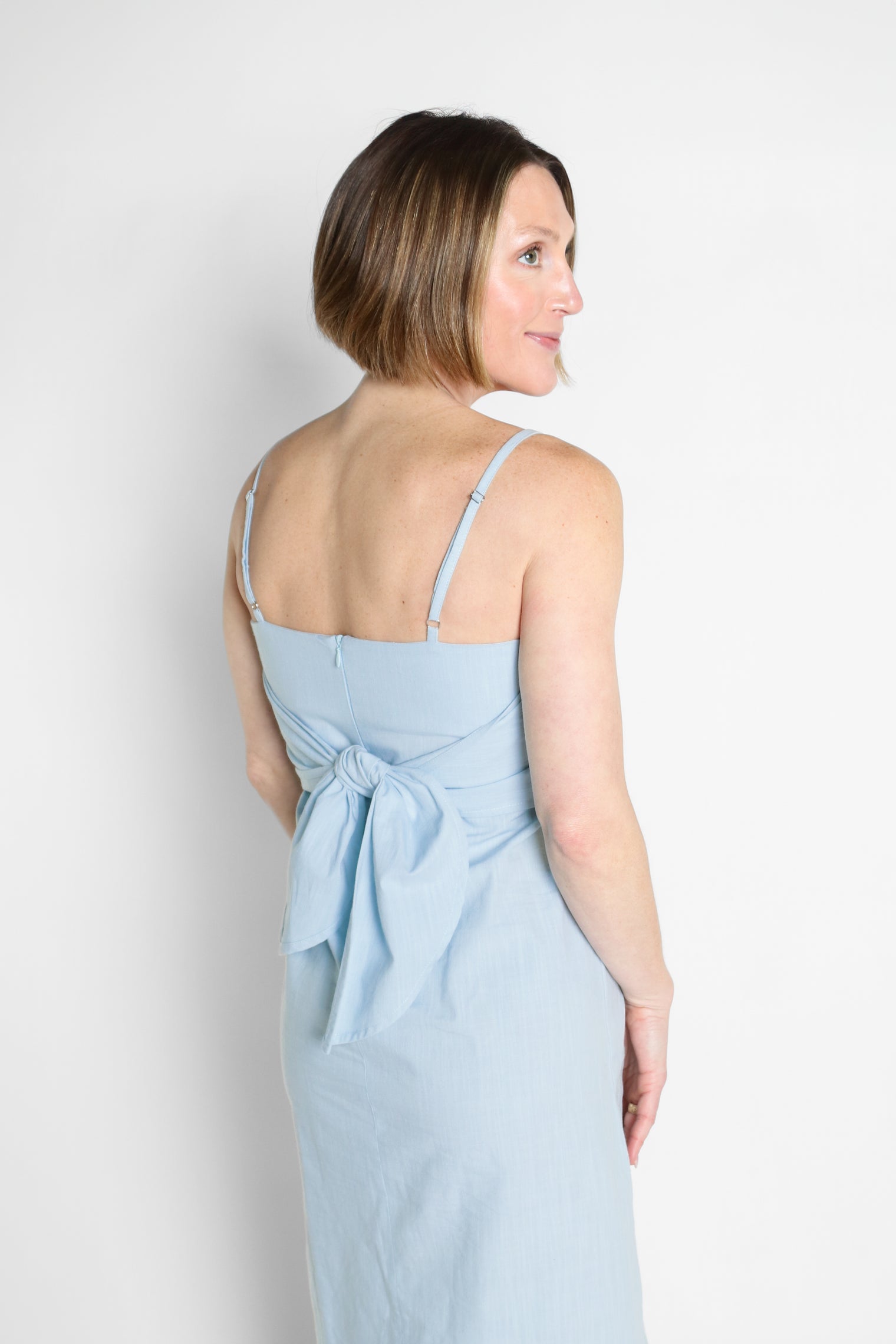 Sun Dress Pale Blue Women's Dresses Cossac