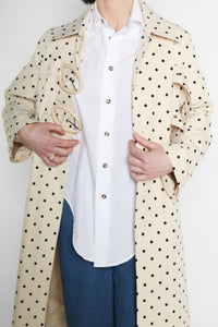 Bridget Coat Off White/Polka Dots