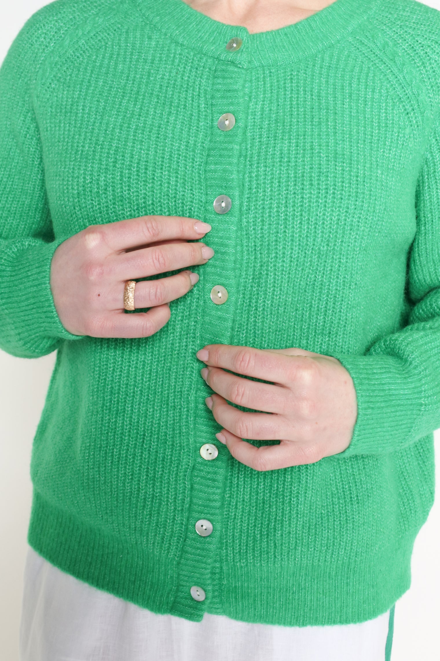 Lea Cardigan Green