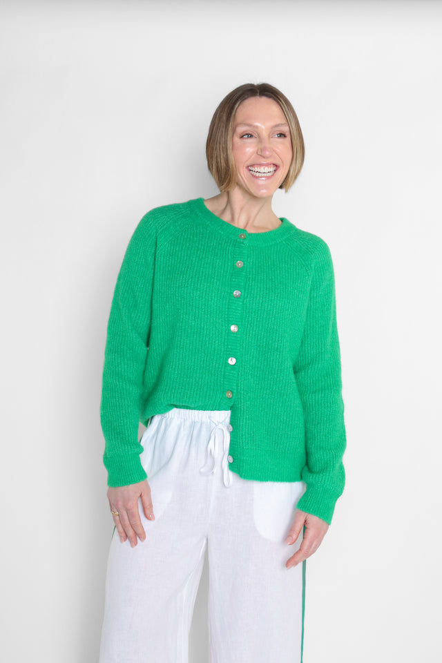 Lea Cardigan Green Women's Tops Little Lies