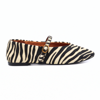 Larisa Calf Hair Mary Jane Flat Women's Shoes Flats Intentionally Blank