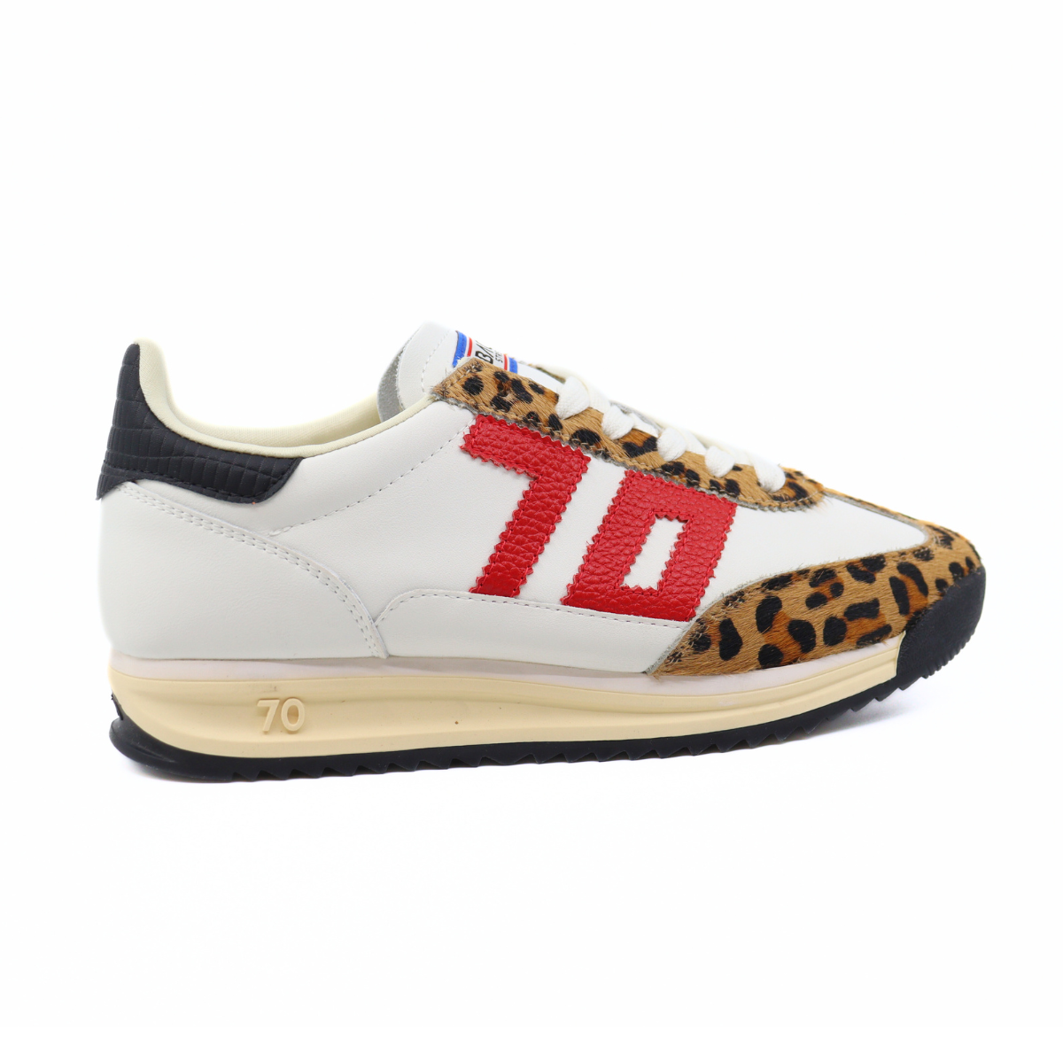 Barkley Strike White Pony Camel Women's Sneakers Back 70