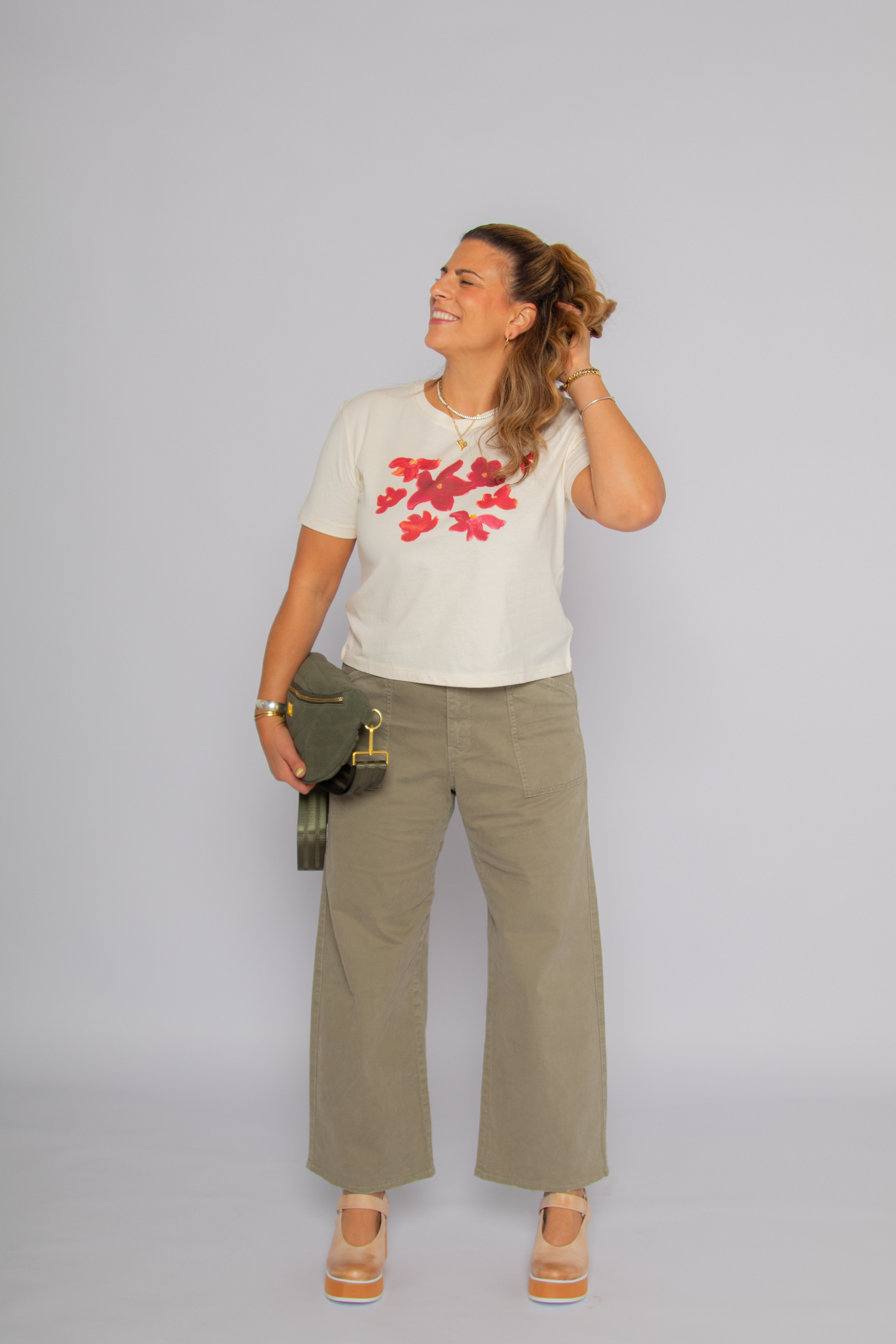 Red Garden Pannacota Zowie Tee Ecru
