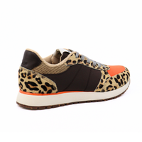 Ronja Cowhair Leopard Women's Sneakers Woden    