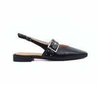 Pearl Black Women's Shoes Flats Intentionally Blank