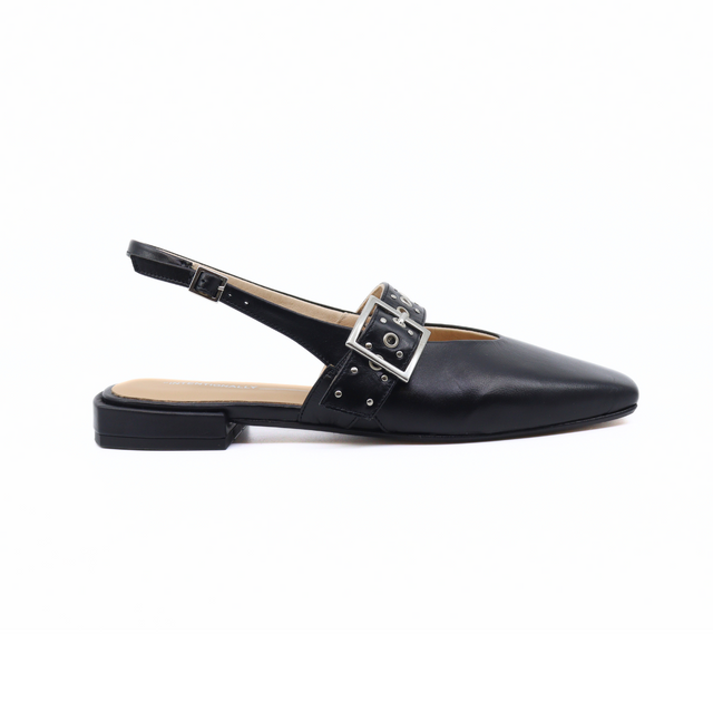 Pearl Black Women's Shoes Flats Intentionally Blank