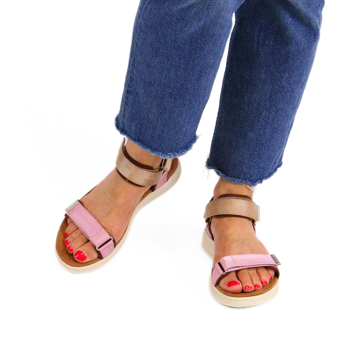 Line Multi Rose Women's Sandals Woden    