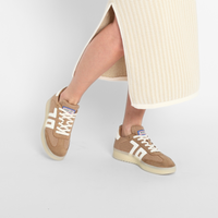Denver Sacco Beige Women's Sneakers Platforms Back 70