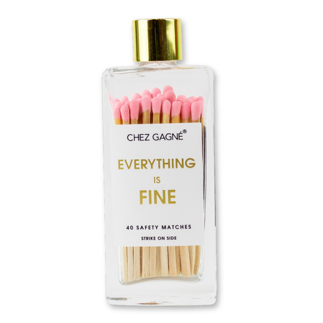 Everything is Fine Matches Pink Gifts + Accessories Chez Gagné