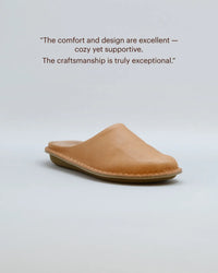 Roma Leather Fawn Tan Women's Shoes VIBAe