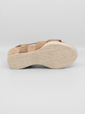 Nayeli Sand Silk Suede Women's Sandals Heels Bussola