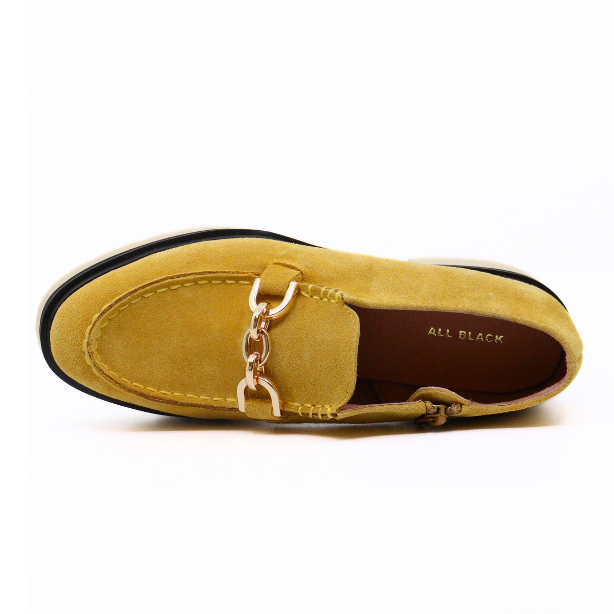 Link Loafer Yellow Women's Shoes Loafers All Black    